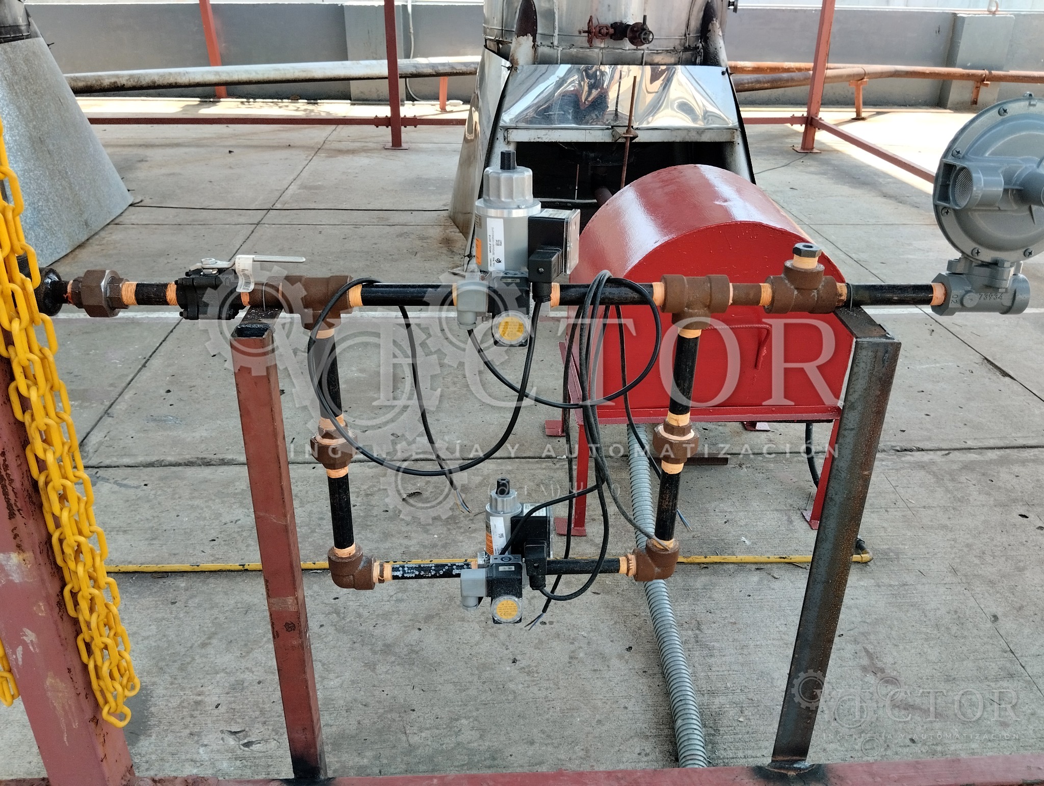 Burner Automation for Diésel Distillation